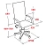 превью Кресло для руководителя Easy Chair СН-277 Бостон серое (ткань, металл)