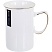 превью Кружка белая фарфоровая, ГРАЦИЯ,330мл 7.6×10.8см NEW BONE CHINA 101-01034