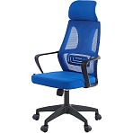 Кресло VT_Chairman CH636 черный пластик, синий