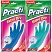превью Перчатки резиновые Paclan «Practi Extra Dry», L, цвет микс, пакет с европодвесом
