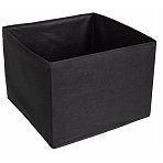 Короб для хранения Attache, размер 40×40х30см, черный, с молнией