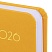 превью Ежедневник датированный 2026, МАЛЫЙ ФОРМАТ 100×150 мм, А6, BRAUBERG «Select», балакрон, желтый