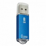 Флеш-память SmartBuy V-Cut 8Gb USB2.0 голубая