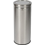 Ведро мусорное (урна) с качающ. крышкой нерж. сталь Luscan Professional 30л
