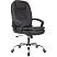 превью Кресло для руководителя Easy Chair 668 чёрное (экокожа, металл хромированный)