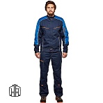 Куртка летняя муж. л34-КУ т. син/вас (р.56-58) 194-200 (мод. КУР208)