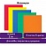 превью Цветная пористая резина (фоамиран) для творчества А4 ЮНЛАНДИЯ 5 ЯРКИХ ЦВЕТОВ, толщина 2 мм, с европодвесом