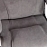превью Кресло для руководителя Easy Chair Priority серое (флок, металл)