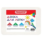Доска для лепки А4, 280×200 мм, ПИФАГОР, белая, 2 стека