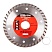 превью Диск алмазный REDVERG сплошной TURBO, по бетону/кирпичу d125×22.23мм(900171)