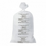 Мешки для мусора медицинские, в пачке 50 шт., класс А (белые), 80 л, 70×80 см, 15 мкм, АКВИКОМП