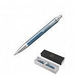 Ручка шариковая Parker IM Premium Blue-Grey цвет чернил синий цвет корпуса серый/синий (артикул производителя 2143645)