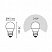 превью Лампа светодиодная Gauss LED Elementary 8 Вт E27 шарообразная 4100 K нейтральный белый свет