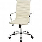 Кресло для руководителя Easy Chair 711 TPU бежевое (искусственная кожа, металл)