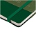 превью Записная книжка А6 80л. ЛАЙТ, кожзам, Greenwich Line «Classic. Olive», с резинкой, фактурное тиснение, блок в клетку