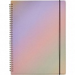 Бизнес-тетрадь Attache Selection Rainbow A4 80 листов разноцветная в клетку на спирали (218×294 мм)