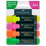 Набор текстовыделителей Faber-Castell «48» 04цв., 1-5мм, картон. уп. 