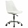 Кресло стул BRABIX «Eames MG-310 CH», хром, пластик белый, экокожа белая