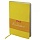 Ежедневник датированный 2023 А5 138×213 мм BRAUBERG «Foliage», под кожу, желтый