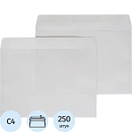Конверт С4 ECOPOST белый стрип 229×324 без зап. 80г бел.92-100% 250 шт/уп
