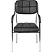 превью Стул офисный Комус Мебель (Easy Chair) 805 чёрный (искусственная кожа, металл хромированный)