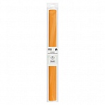Бумага крепированная ТРИ СОВЫ, 50×250см, 32г/м2, светло-оранжевая, в рулоне, пакет с европодвесом