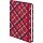 Ежедневник недатированный 7БЦ, А5.128л, резин, софт-тач, Attache Tartan, крас