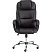 превью Кресло для руководителя Easy Chair Priority чёрное (экокожа, металл)