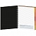 превью Бизнес-тетрадь Mariner Ambition 6 Красные полоски А4 150 листов черная в клетку и в линейку на спирали 5 разделителей (200×274 мм)