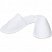 превью Тапочки одноразовые махровые/спанбонд закрытый мыс подошва ЭВА 3 мм белые Стандарт 100 пар в упаковке