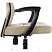 превью Кресло офисное Easy Chair 225 PTW бежевое/черное (велюр, металл)