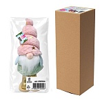 Украшение новогоднее интерьерное, 22 см, «Пушистый гномик», полиэстер, пенопласт, ЗОЛОТАЯ СКАЗКА