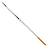 Кисть художественная Комус Арт синтетика жесткая, кругл., №1, длинная ручка