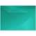 превью Папка-конверт на кнопке OfficeSpace А4, 150мкм, пластик, зеленая