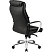 превью Кресло для руководителя Комус Мебель (Easy Chair) 534 чёрное (натуральная кожа с компаньоном, металл хромированный)