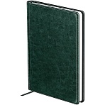 Ежедневник недатированный, А6, 160л., твердый переплет, кожзам, BG «Nebraska. Green», зеленый