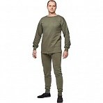 Белье нательное мужское летнее трикотаж хб оливковое (размер 60-62, рост 170-176)