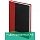 Ежедневник BRAUBERG недатированный, А5, 138×213 мм, «Prestige», комбинированный, 160 л., красно-черный