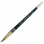 Кисть художественная синтетика Гамма «Модерн», круглая №12, французское крепление, короткая ручка