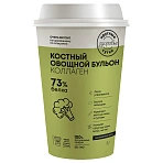 Бульон Круглые сутки костный овощной стакан, саше 5 г