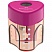 превью Точилка пластиковая Faber-Castell «Grip Auto Mini», 1 отверстие, контейнер, розов./оранж., бирюзов. 