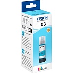 Чернила Epson 108 EcoTank Ink C13T09C54A для Epson L8050, Light Cyan 70ml