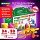 Пластилин-тесто для лепки BRAUBERG KIDS, 34 шт., 1700 г, 2 стека, 10 формочек, 4 штампика, 1 скалка, 10 пакетиков для хранения