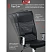 превью Кресло для руководителя Комус Мебель (Easy Chair) 577 чёрное (экокожа/сетка/ткань, металл хромированный)