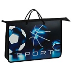 Папка с ручками А4 ArtSpace «Sport», пластик, на молнии, 75мм