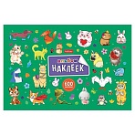 Альбом с наклейками, А5, 8 листов, 600 наклеек, «Милые и забавные» HATBER, 8Ан5, ш/к 50922