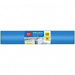 Мешки для мусора 120л OfficeClean ПВД, 67×90 см, 35мкм, 10шт., синие, в рулоне, с завязками
