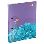 Папка на 2 кольцах Berlingo «Flower Art», А4, 24мм, 600мкм, с рисунком, D-кольца, с внутр. карманом