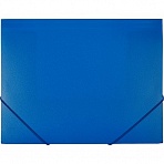Папка на резинках Attache А4 пластиковая синяя (0.6 мм, до 200 листов)