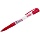 Ручка гелевая Crown «Glitter Metal Jell» красная с блестками, 1.0мм
